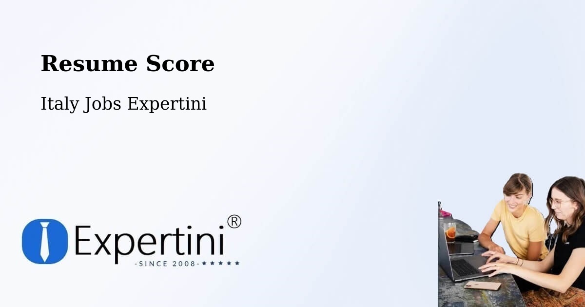 Resume Score & Job Description Match Tool – Tula - Italy Jobs Expertini